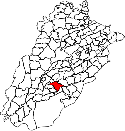 Location of Mailsi Tehsil in Punjab, Pakistan