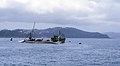 Salvage operations on the wreck of TEV Wahine