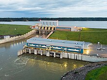 Francois Finlay Dam and Nipawin Hydroelectric Station