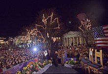 U.S. President Bill Clinton in Dundalk, 2000