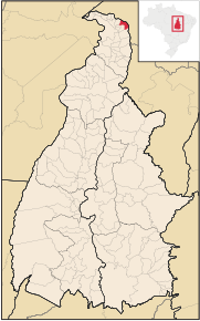 Kart over São Miguel do Tocantins