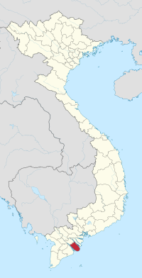 Trà Vinh'in Vietnam'daki konumu