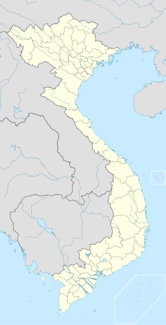 ニャチャンの位置（ベトナム内）