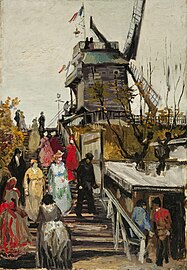 De molen 'Le blute-fin', 1886 Vincent van Gogh[12]