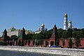 Кремлёвская набережная у Тайницкой и двух безымянных башен