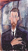 Modigliani - Paul Alexandre frente al espejo