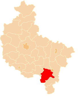 Localisation de Powiat d'Ostrów Wielkopolski