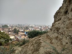 View of Assandh town from the Stupa