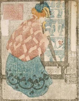 Untitled (Woman at Shop Window), ca 1905, Indianapolis Museum of Art