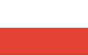 波蘭上：国旗 (1944−1980) 下：国旗 (1980−1989)