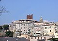 Panorama de Formello, avec le clocher de l'église de San Lorenzo.