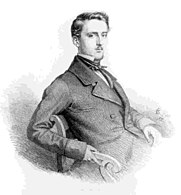 Portrait de Oscar Begas en 1852