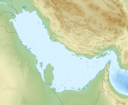 رأس‌الخیمه در خلیج فارس واقع شده