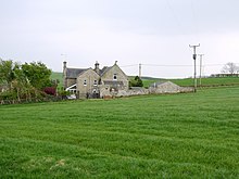 Picture of the rear of the old schoolhouse in Alnham.