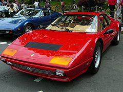 Ferrari Berlinetta Boxer, moteur 12-cylindres en V à 180°.