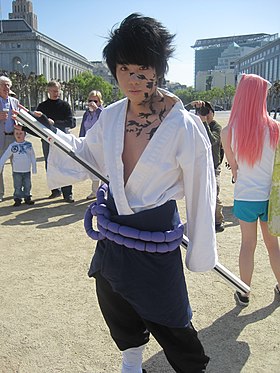 Cosplay de Sasuke Uchiwa.