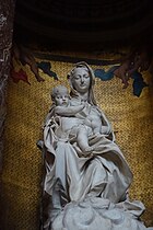 Chapelle de la Vierge, Vierge à l'Enfant, Antonio Raggi.