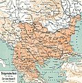 Территория Болгарии в период управления Ивана Асена II