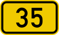 Zeichen 401 Nummernschild für Bundesstraßen