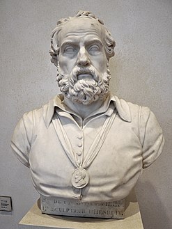 Buste du peintre et sculpteur Pierre de Francqueville (1548-1615)