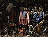 Carlo Manieri, Stillewe met Silwerware, Pronkstilleven (1662-1700)