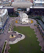 Aerial view of Centenary Square in 2005