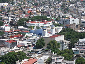 De binnenstad van Acapulco