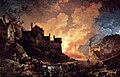 Coalbrookdale Salopiae, Coalbrookdale at Night pinxit anno 1801 Philippus Iacobus de Loutherbourg.