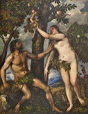 Adam i Eva per Tiziano