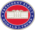 Logo del presidente eletto Trump
