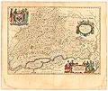 Карта Росії, в просторіччі Московія (Tabla Russiae vulga Moscovia), Космографія Блау, Голандія, 1645 г.