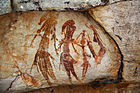 نقاشی‌های سنگی بردشاو که در شمال غربی منطقه کیمبرلی (استرالیای غربی) پیدا شده‌است. حدود ۱۵۰۰۰ سال قبل از میلاد BC[۱۶]
