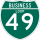 Interstate 49 Business marker