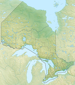 Ottawa trên bản đồ Ontario