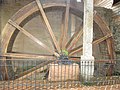 The hydraulic wheel which generated electricity for the plantation in 1830 is operational.