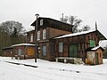 Empfangsgebäude des Bahnhofs Hoppenrade (2010)