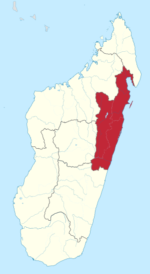 Туамасина на карте