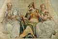 Фреска Паоло Веронезе «Богиня Мудрости в окружении Математики и Геометрии»
