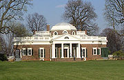 Thomas Jefferson, Monticello, 1769–1784, Charlottesville, Virginia.