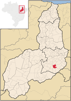 Localização de São Francisco de Assis do Piauí no Piauí