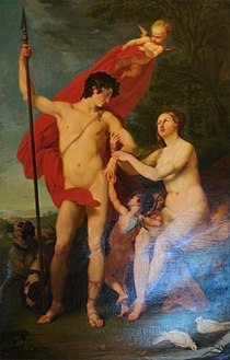 Венера и Адонис. 1782 Холст, масло. 252 × 165 см Русский музей, Санкт-Петербург[10]