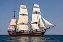 Rekonstruksi HMS Bounty dari tahun 1960