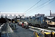 Norfolk and Western's City of St. Louis at Union Station in 1967