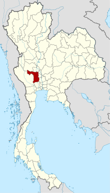 素攀府在泰國的位置