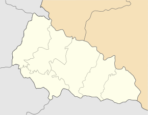 Торунь. Карта розташування: Закарпатська область