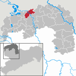 Bad Düben – Mappa
