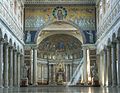 Vítězný oblouk v bazilice svatého Pavla za hradbami z 5. století, Řím