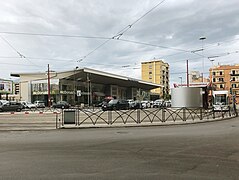 Il capolinea alla Stazione Notarbartolo