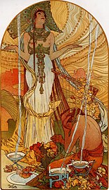 Salammbô selon Alfons Mucha.