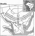 Brasilia, urban plan by Lucio Costa, government buildings by Oscar Niemeyer, 1956-1963